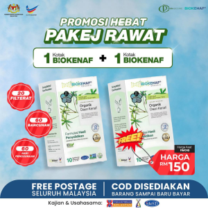 Pakej Rawat (1 Kotak Biokenaf PERCUMA 1)