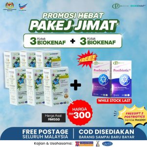 Pakej Jimat (3 Kotak Biokenaf PERCUMA 5)