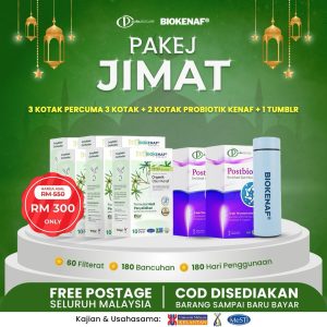 Paket  Jimat (3 Kotak Biokenaf PERCUMA 6)