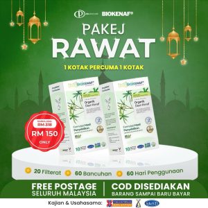 Pakej Rawat (1 Kotak Biokenaf PERCUMA 1)