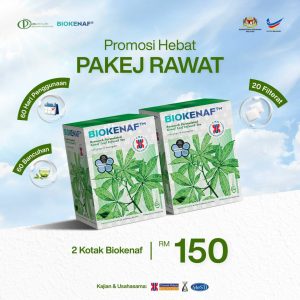 Pakej Rawat (Beli 1 Kotak Biokenaf + Dapat Percuma 1 Kotak Biokenaf)